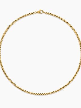 David Yurman Gold Box Chain Necklace -  Fashion Jewelry